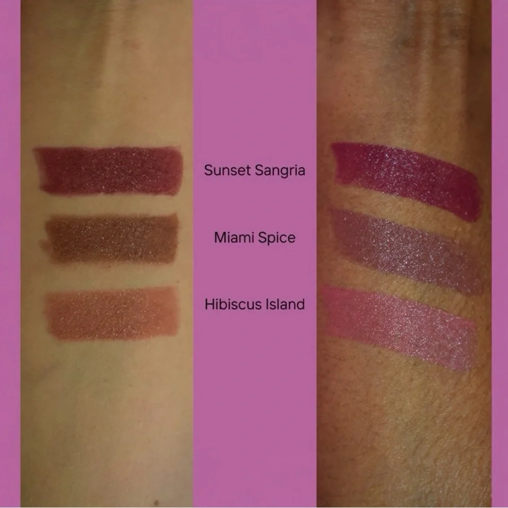 Shaina B Ultimate Hydration Lipstick in Hibiscus Island (soft, neutral pink)
